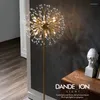 Floor Lamps Contemporary Luxury Crystal Lamp Nordic Warm Romantic Dandelion G9 Lights For Home El Art Decoration Arrival