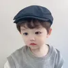 Kapaklar Şapkalar Kore tarzı bebek erkek erkekler moda mektupları nakış zirvesi kapak çocukları gündelik şapkalar 230313