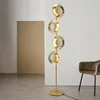 Floor Lamps Post Modern Luxury Personality Model Room Bedroom El Interior Decor Standing Light Gold Metal Plated Luminaire