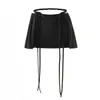 Skirts Korean Fashion Pleated Womens Summer Super Mini Skirt With Shorts Sexy Kawaii Skort Punk Clothes Drawstring 230313