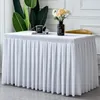 Table Cloth Gold Velvet Tablecloth Rectangular Exhibition Cover Christmas Elegant Skirt For Wedding Nordic Party Desk Decor