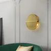 Vägglampor modern koppar guld retro lampa inomhus dekorativ led lätt säng för vardagsrum sovrum trappa