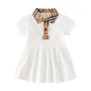 Babyjurk plaid kinderen meisje jurken zomer kind meisje kleren a-line meisje's prinses jurken vestidos