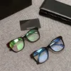 Lyxdesigner Nya män och kvinnors solglasögon 20% rabatt på Xiaoxiang Box CH3392 Vit hjortkvarn Zhilong Pure Color Transparent Nummer Flat Myopic Glasses Frame