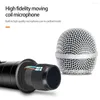 Microphones Microphone karaoké Musique vocale Haute fidélité Son clair Portable Câblé pour la performance