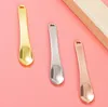 Zinc Alloy Gold Spoon Spice Powder Shovel Dabber Dab Scoop Smoking Accessories Tool For Snuff Snorter Sniffer Oil