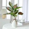 Fiori decorativi pianta finta Bella bellissima Dieffenbachia Leghi imitazioni di imitazione per la casa