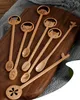 Creative cartoon animal stirring Spoon Lemon leaves wooden spoon