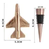 Creative Airplane Wine Stopper Space Shuttle Shaped Metal Wine Korks For Wedding Party Favor Gästgåvor