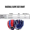 Guanti sportivi Outdoor infield Guanto da baseball Rugby Softball Attrezzatura pratica Taglia 11115 Mano sinistra per bambini Adulti Uomo Donna Allenamento 230313