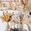 Decorative Flowers Wreaths Phragmite Dried Flowers Natural Dried Pampa Grass Bouquet DIY Artificial Flower Plant Bouquet For Home Living Room Thanksgiving 230313