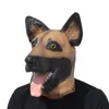 Party Masks Animal Funny Head Masks Halloween Costume Cosplay Dog Full Face Mask Adult Masquerade Props Headgear 230313