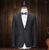 Ternos masculinos Terno preto Men Men feito sob medida Classic Wedding Tailor Groom S-5xl