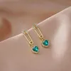 Hoop Earrings Drop Statement Earring Diamond Stud Women Simple Fashion Temperament