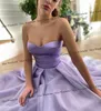 Party Dresses Simple Lavender Cocktail Sweetheart Neckline Length A-line Prom Gown Short Homecoming Dress Robe De BalParty