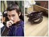 Bandanas starożytna chińska lina do włosów dla mężczyzn/kobiet Hanfu vintage ręczne opaski do włosów akcesoria kawa nakrycia głowy menwomen