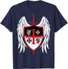 Heren t shirts ridders templar hospitallers kruisvaarders cross heren t-shirt korte mouw casual katoenen o-neck zomer t-shirt