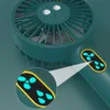 Electric Fans Portable Atomizer Water Spray Misting Cooling USB Rechargeable Humidifier Moisturizing Device Mini Gear Mist