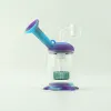 Nueva llegada Bong de agua de silicona extraíble con banger de cuarzo Bongs de vidrio Dab Rigs Accesorios para fumar Shisha