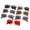 Роскошный дизайнер высококачественный солнцезащитные очки 20% скидка 21037 Модный металлический маленький каркас Tan ins Стиль усовершенствованное чувство