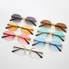 30% OFF Luxury Designer New Men's and Women's Sunglasses 20% Off trimming Fashion ocean glasses frameless trend