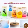 Сублимация Blanks Mugs 12 унций 16 унций Mason Glass Cup Cumbl