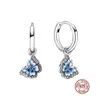 Stud -oorbellen Topverkoop 925 Sterling Silver Pendiente Charm Hoop voor vrouwen Fit Original Fine Jewelry Joyas