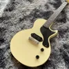 Neue kundenspezifische cremefarbene E-Gitarre mit Palisander-Griffbrett, ein Pickup Guitarra Eletrica, Chrom-Hardware, hochwertige Gitarre