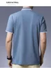 2023 Yaz Tasarımcı Polo Gömlek Erkek Tişörtleri Üstler Tees Sıradan Erkekler Kadın Giyim Kısa Kol Kıyafetleri Nefes Alabilir Pamuk Karışımı Z3NF#