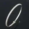 Bracelet Exquis Flash Diamant Courbé Demi-Cercle Complet Bracelet