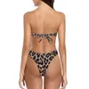 Costumi da bagno RUUHEE Bikini Costumi da bagno Donna Costume da bagno Leopard Bikini brasiliano Set Costume da bagno push up Donna Summer Beach Wear Biquini 230313