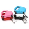 Dog Collars Plastic Nylon Dogs Leash Portable Mini Multi Colors Pet Automatic Flexible Pets Accessories Retractable Traction Rope