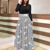 Casual Dresses S-2XL Plus Size Christmas Dress Women Autumn Winter Big Swing Long Sleeve O Neck Year Sexy