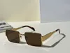 Gold Metal Square Sunglasses for Men Sun Glasses Designers Sunglasses Shades Occhiali da sole Glasses UV400 Eyewear with Box