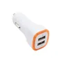 LED Car Charger Dual USB Car Charger Adapter 5V 1A لـ iPhone for Android للهاتف المحمول