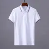 Franska varumärkesman Polo Shirt Summer Business Leisure Cotton Loose Half Sleeve brodered Lapel Paul Mens Short T-shirt Ny