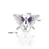 Brooches Fashion Water Enamel Butterfly Clip Brooch Animal Scarf Buckle Charm Female Christmas Pin Jewelry Gft Drop
