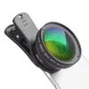 Электроника телефона Камера объектива 0,45x Super Wide Angle 12.5x Macro Clip-On 2 в 1 Professional для iPhone Lens Kit для Tiktok Vlog для iPhone Samsung Google Pixel