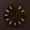 Data zegarek męski 41 mm Automatyczne mechaniczne złoto 904L Pasek ze stali nierdzewnej Sapphire zielone lustro luksusowe, świetliste wodoodporne zegarki Montre de Luxe