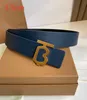 Fashion Classic Letter Buckle Men Belt Top Designer Jeans Business Belt Wide 3,5/3.0cm Premium Cowhide Belts With Utsökt presentförpackning