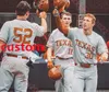 Бейсбол в колледже носит сшитый техасский бейсбол Джерси Брэндон Белт Роджер Клеменс Хьюстон -стрит Тейлор Джунгманн Коди Клеменс Остин Тодд Эрик Кеннеди