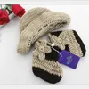 Caps Hats Born Boy Crochet Cowboy Cleren Pography Props Infant Baby Po Shoots Knit Outfits Kostuum Baby Shower Gift Foto Prop 230313