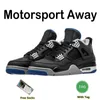 Air Jordan 4 Nike basketball shoes 4s Black Cat rosso bianco oreo allevato guava cement women sports sportstrerers 36-47