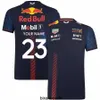 サイクリングメンズ Tシャツ 2023 新シーズン F1 フォーミュラ 1 レーシングチームユニフォーム半袖ラウンドネック速乾性服メンズカスタマイズポロ 11 # セルジオ