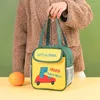 Ensembles de vaisselle Kawaii mignon sacs à déjeuner isolés thermiquement pour les écoliers Kinder garçon filles petit Bento Snack boîte accessoires