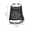 Bilarrangör Interior Trunk Seat Back Elastic Mesh Net Styling Storage Bag Pocket Cage Grid Holder Accessories Trun Drop Delivery M DHZWZ