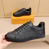 Luxe designer schoenen van topkwaliteit Casual sneakers Ademende kalfsleer met bloemen verfraaide rubberen buitenzool zeer mooie MKJL00000002