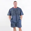 Herren-T-Shirts, lockeres Mesh, atmungsaktiv, Fitnessstudio, Sport-T-Shirt, lässig, kurzärmelig, Laufen, Workout, Training, T-Shirts, Fitness, Top, Sportbekleidung 230311