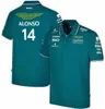 enfants T-shirts pour hommes Aston Martin Jersey T-shirt AMF1 polos 2023 T-shirt officiel Fernando Alonso pour homme Formula 1 Racing Suit F1 Shirt MOTO Motorcyc Tees polo