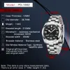 Armbandsur Pagani Design V3 40mm NH35 Men Automatisk mekanisk armbandsur Lyx Sapphire AR Glass Rostfritt stål Sport Waterproof Watch 230313